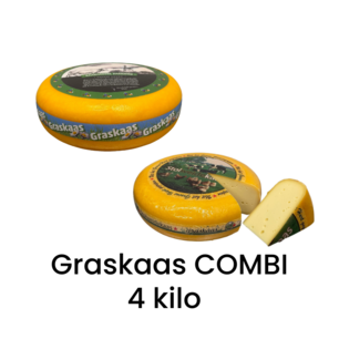 Graskaas 2025 Combi (4 kilo) + GRATIS stukje Lentekaas Graskaas 2025 Combi (4 kilo) + GRATIS stukje Lentekaas
